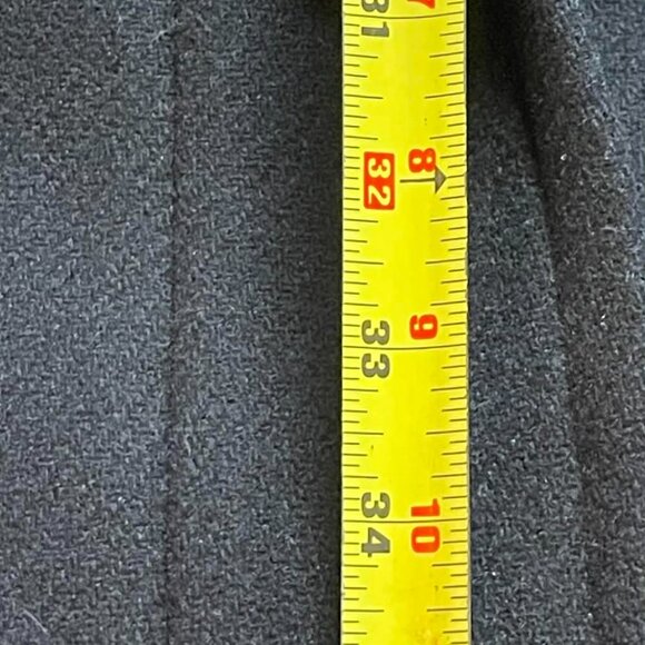 J. Crew Cocoon Coat in Italian Stadium Cloth Wool Black B2780 Size 2 - Picture 5 of 7